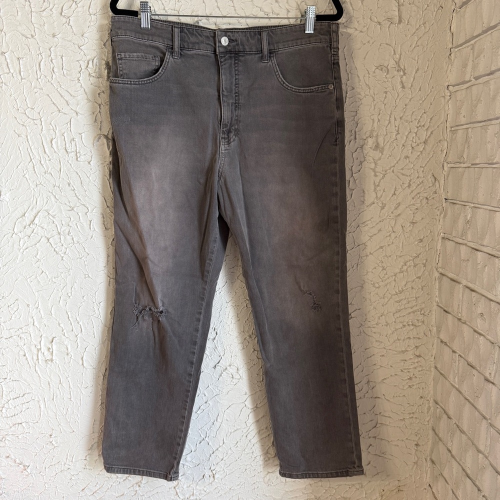Pilcro Women’s Charcoal Relaxed Jeans